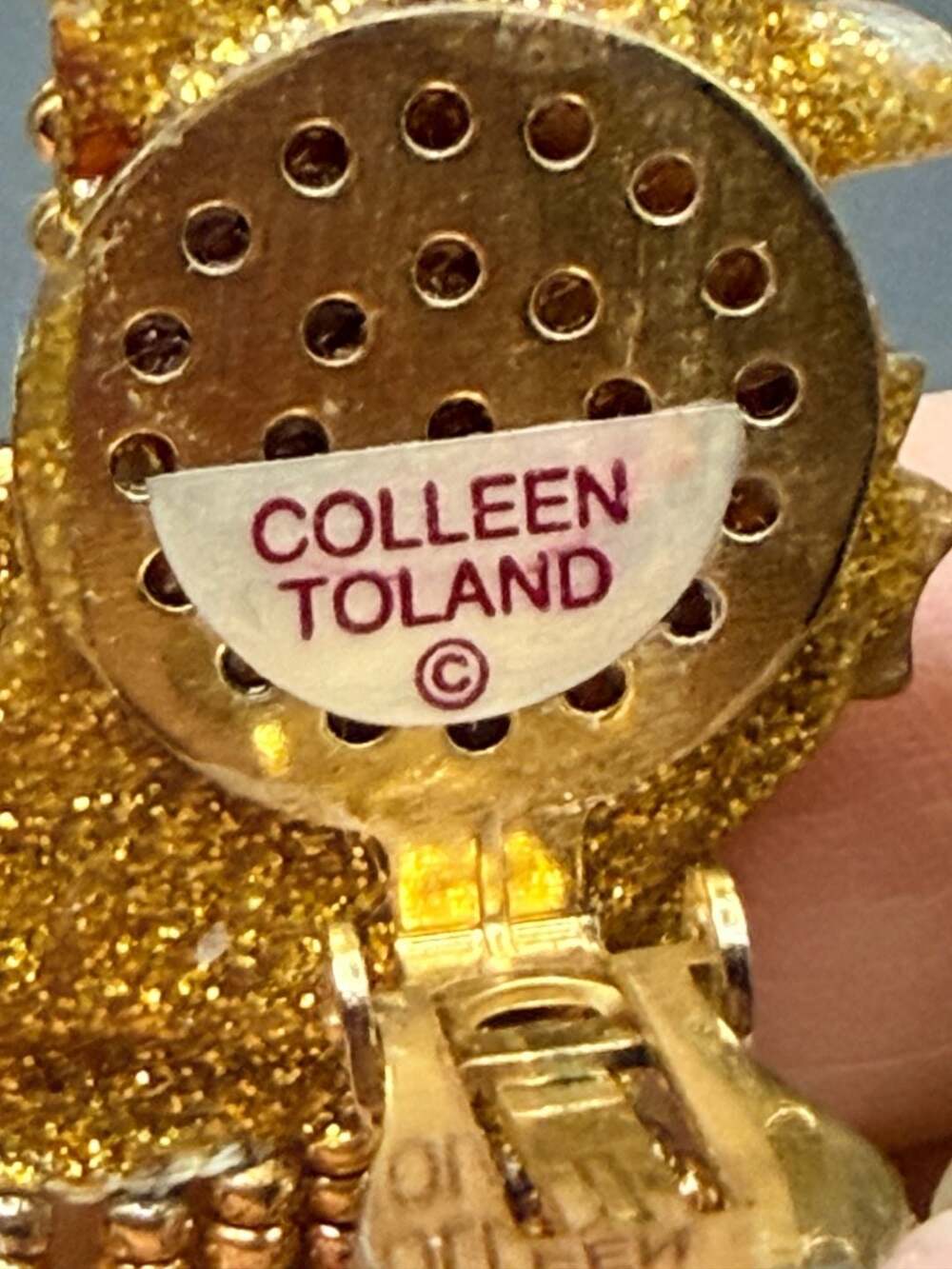 Colleen Toland Floral Beaded Statement Clip-On Earrings - Picture 3 of 10